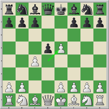 1.d4 d5 2.c4 e5 3.dxe5